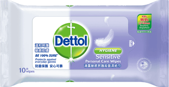 滴露殺菌濕紙巾敏感呵護