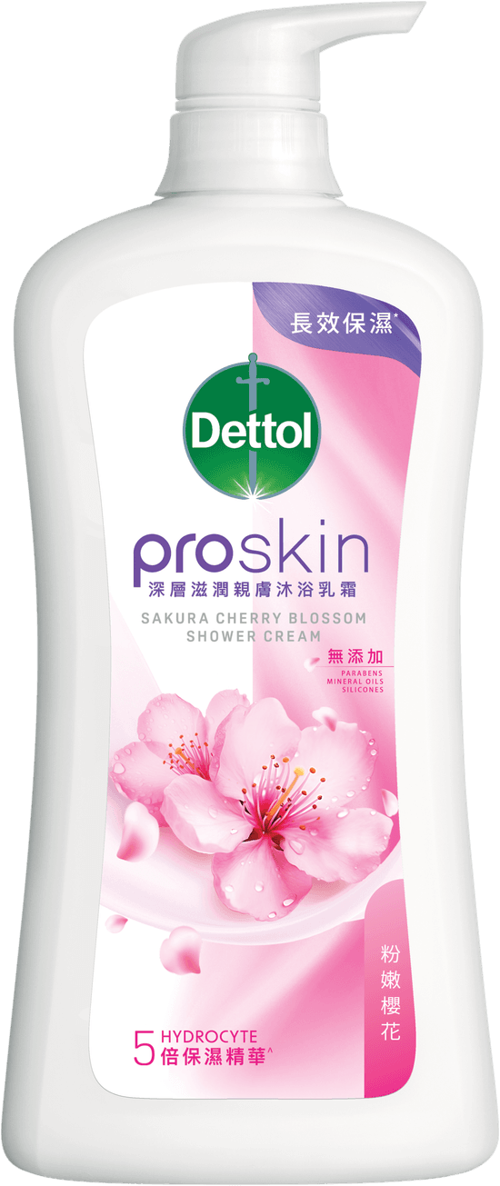 Dettol ProSkin Skincare Sakura Blossom Shower Cream