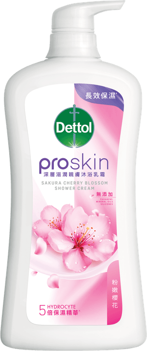 Dettol ProSkin Skincare Sakura Blossom Shower Cream