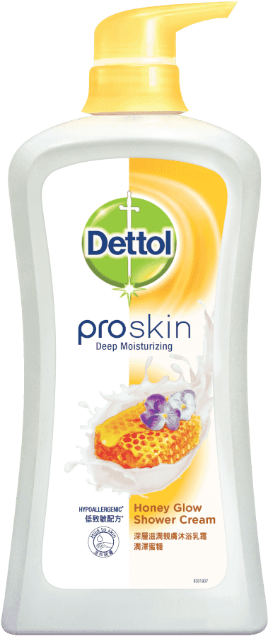 滴露Proskin 深層滋潤親膚沐浴乳霜  潤澤蜜糖