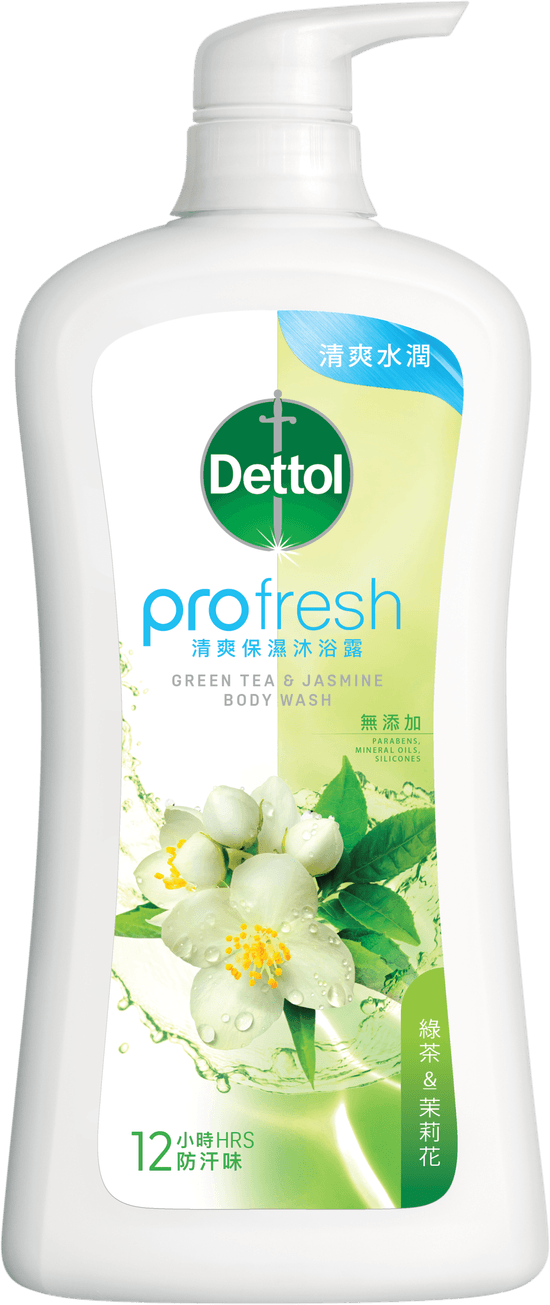 滴露ProFresh 清爽保濕沐浴露  清新綠茶與茉莉花香
