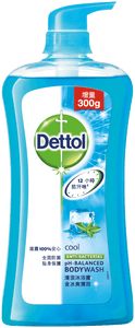 Dettol Cool Antibacterial pH-Balanced Body Wash