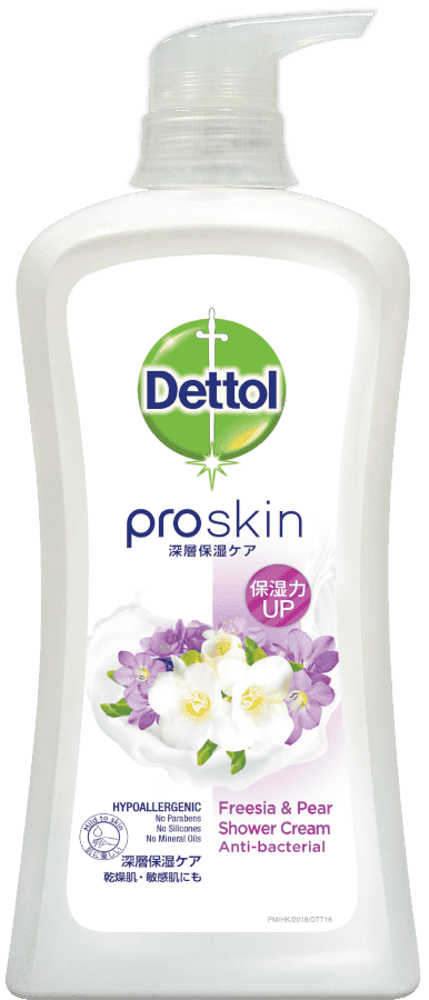 滴露Proskin 深層滋潤親膚沐浴乳霜  小蒼蘭花香與滋潤蜜梨